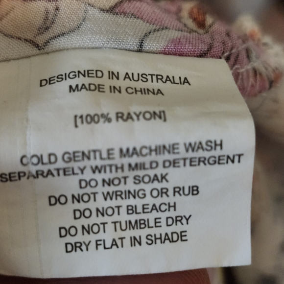 Abel The Label Floral Maxi Dress Size M - Picture 5 of 5